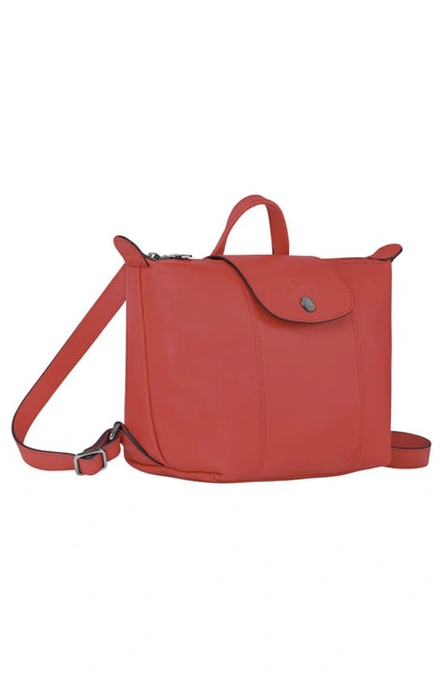 Crossbody Bag Le Pliage Cuir Terracotta Longchamp