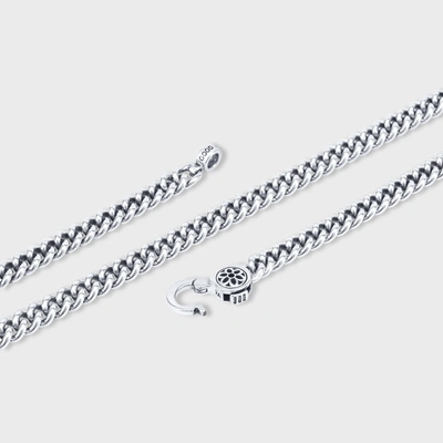 Shop Good Art Hlywd Curb Chain Necklace - Aa In Silver