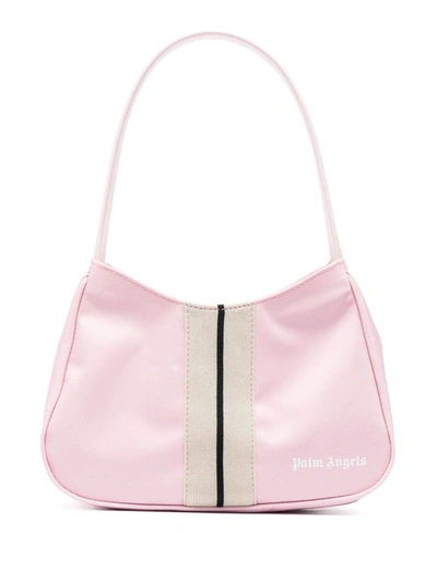 Shop Palm Angels Women Venice Track Hobo Bag In Baby Pink