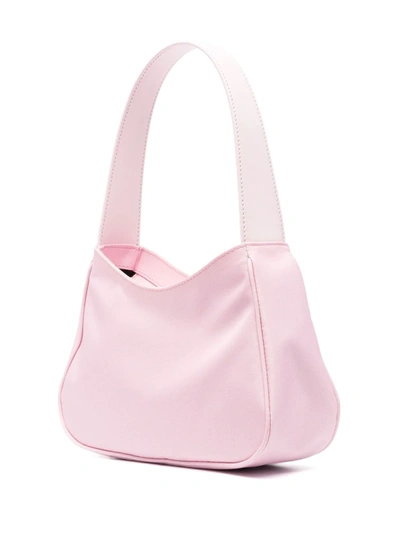 Shop Palm Angels Women Venice Track Hobo Bag In Baby Pink