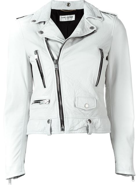 Saint Laurent classic biker jacket - Black