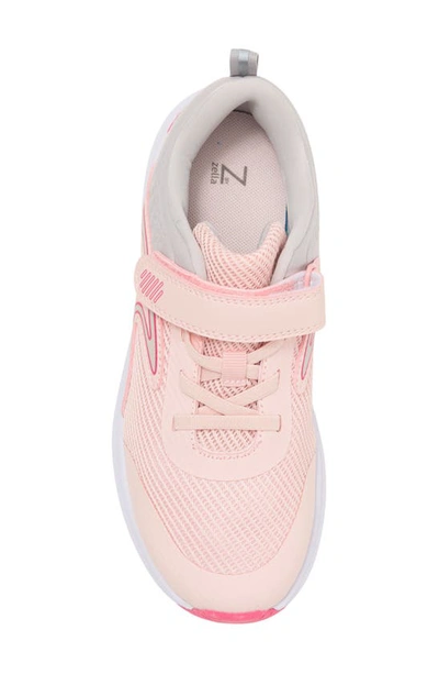 Shop Z By Zella Kids' Gym Class Hook-and-loop Sneaker In Pink Crystal