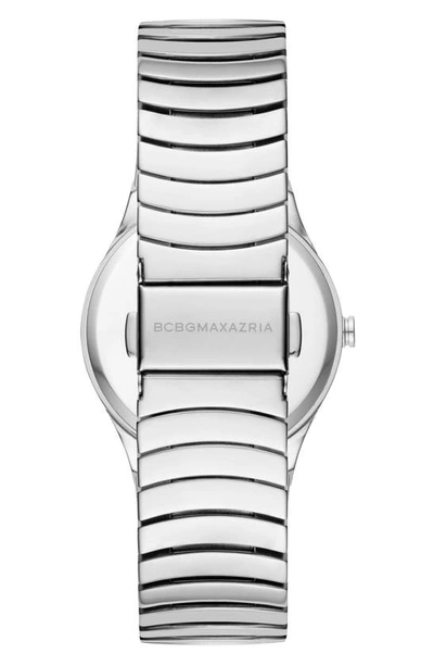 Shop Bcbgmaxazria Classic Bracelet Watch, 33mm In Silver