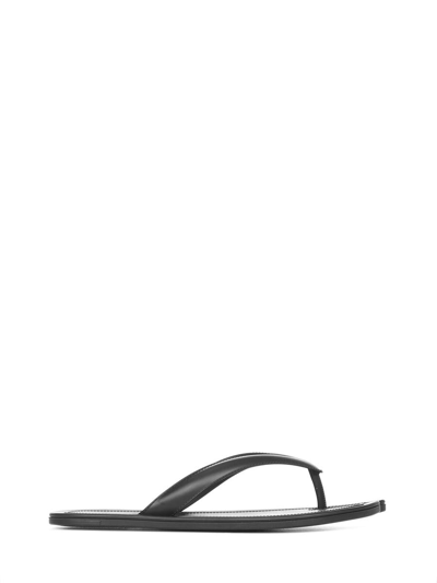 Shop Maison Margiela Tabi Flip Flops In Black