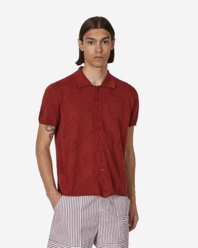 Shop Cormio Jersey Polo Shirt In Red