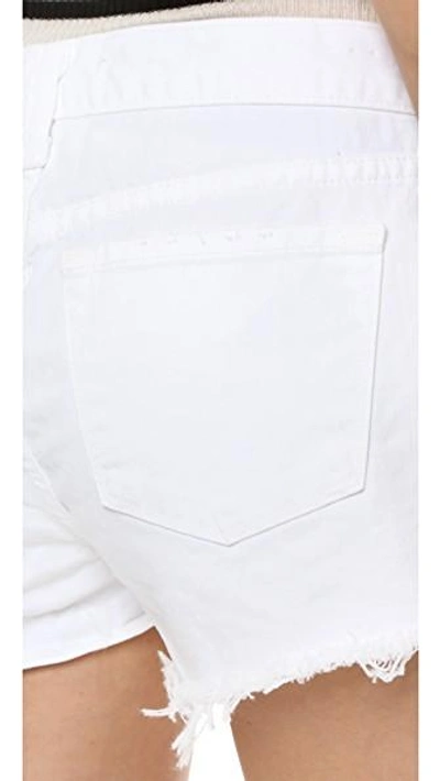 Shop J Brand 1046 Cutoff Shorts In White Vixen
