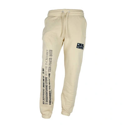 Shop Diego Venturino Beige Cotton Jeans &amp; Men's Pant