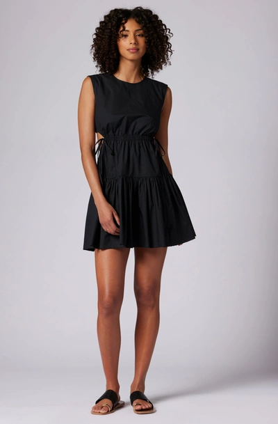 Shop Joie Bea Mini Cotton Dress In Black
