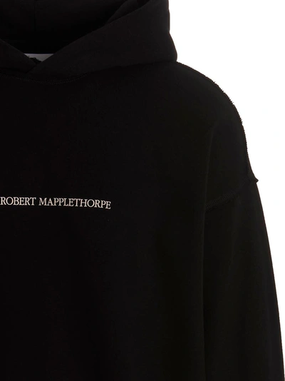 Shop Misbhv 'embrace/ Robert Mapplethorpe' Hoodie In Black