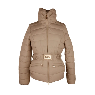 Shop Yes Zee Brown Nylon Jackets &amp; Women's Coat