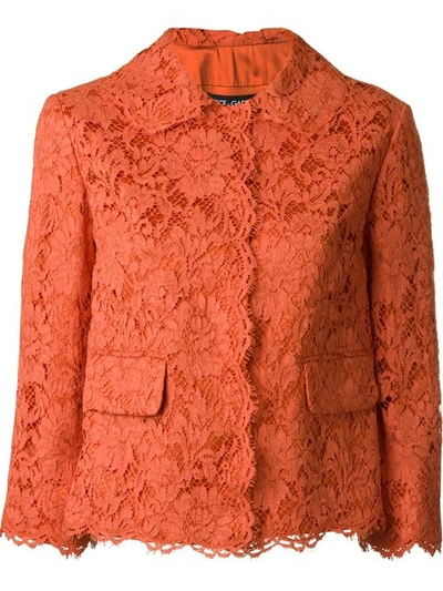 Dolce & Gabbana Floral Lace Jacket