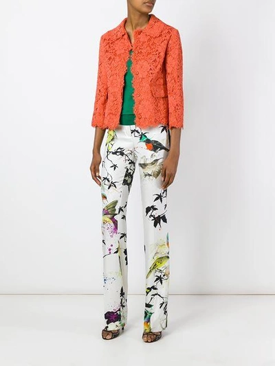 Shop Dolce & Gabbana Floral Lace Jacket