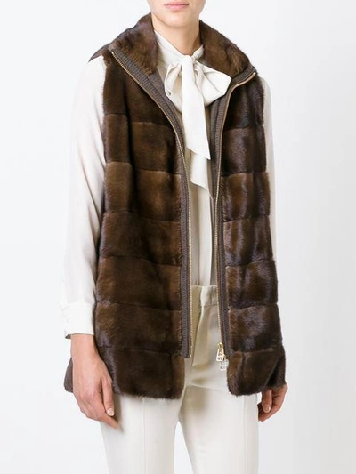 Shop Liska Cashmere Zipped Vest