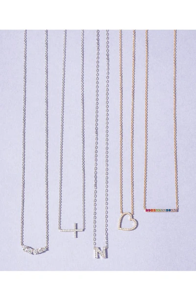 Shop Nadri Initial Pendant Necklace In I Silver