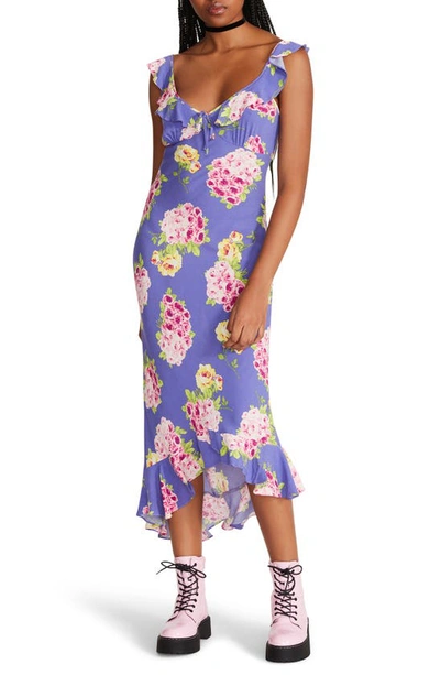 Shop Betsey Johnson Danielle Grow Your Own Way Dress In Veri Peri