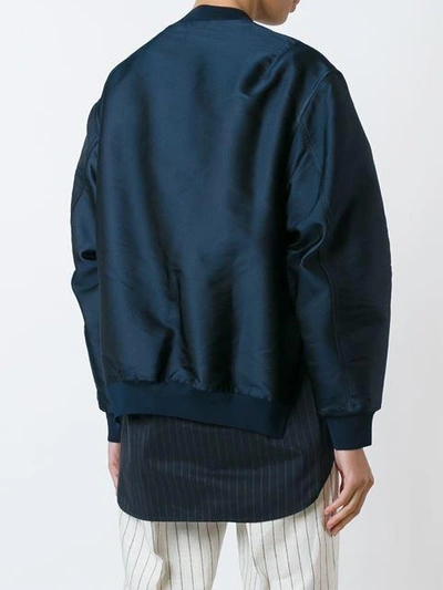 Shop 3.1 Phillip Lim / フィリップ リム Shirt Tail Bomber Jacket In Blue