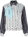 JW ANDERSON polka dot denim jacket,MACHINEWASH