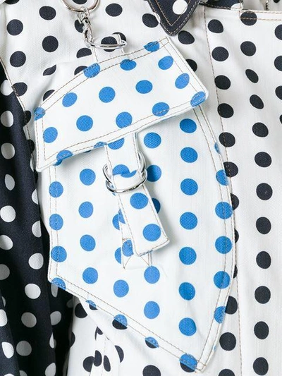 Shop Jw Anderson Polka Dot Denim Jacket