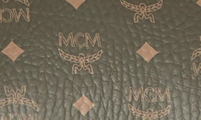 MCM Medium Aren Vi Leather Hobo Bag in Black
