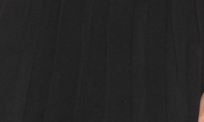Alexia Admor Serena Pleated Knit Miniskirt In Black