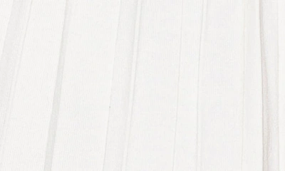 Alexia Admor Serena Pleated Knit Miniskirt In Ivory