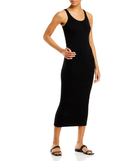 Shop Remain Elvirah Womens Textured Cut-out Bodycon Dress In Black