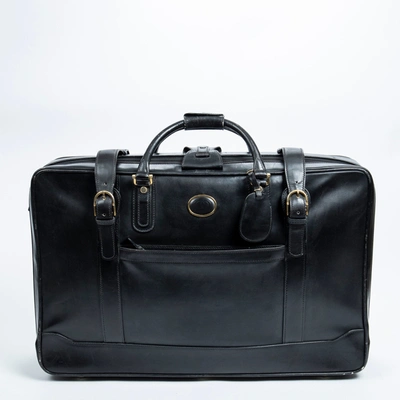 Shop Gucci Vintage Zip Around Suitcase In Black