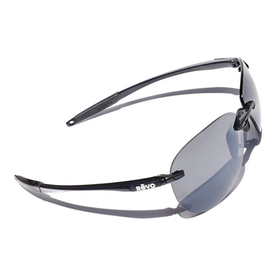 Revo Men's Descend A Black Graphite Polarized Aviator Sunglasses In Black