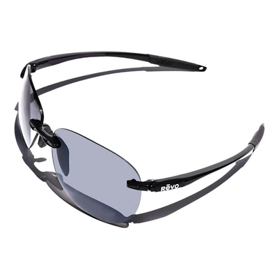 Revo Men's Descend A Black Graphite Polarized Aviator Sunglasses In Black