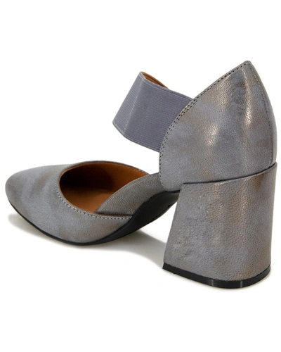 Shop Gentle Souls By Kenneth Cole Isabell Stretch Leather Shoe In Grey