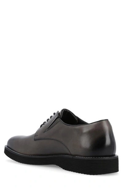 Shop Thomas & Vine Latimer Plain Toe Derby In Charcoal