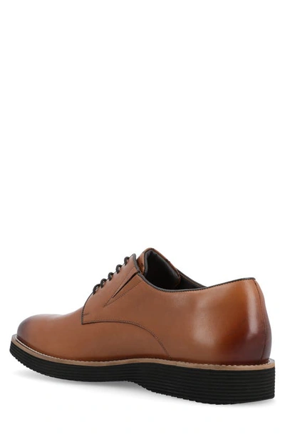 Shop Thomas & Vine Latimer Plain Toe Derby In Cognac