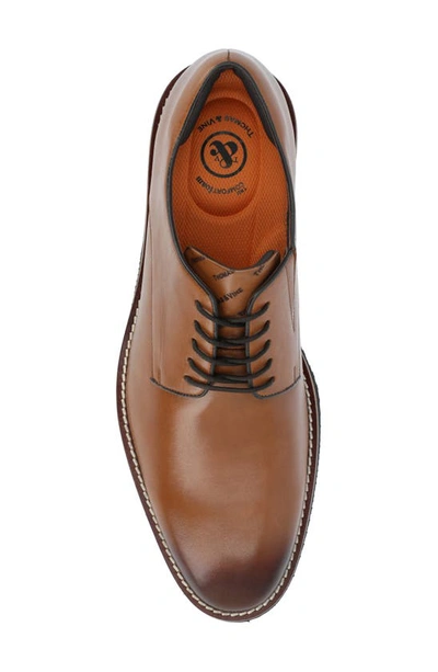 Thomas & Vine Latimer Plain Toe Derby In Cognac