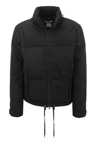 Premiata Drawstring Padded Jacket In Black