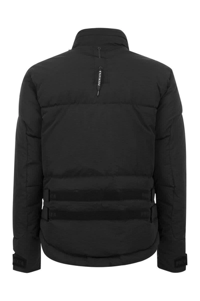 Premiata Drawstring Padded Jacket In Black