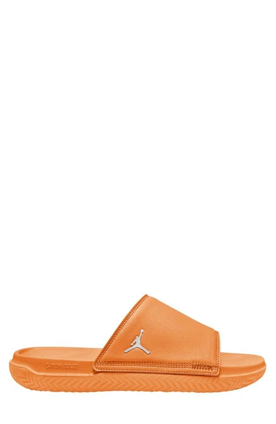 Shop Jordan Play Slide Sandal In Bright Citrus/ White