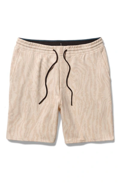 Shop Stance Shelter Relax Fit Drawstring Shorts In Sand