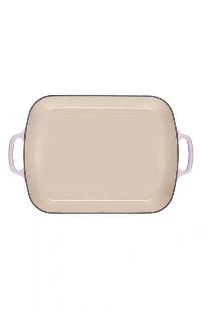 Le Creuset Signature 3 Quart Enameled Cast Iron Roaster In Shallot