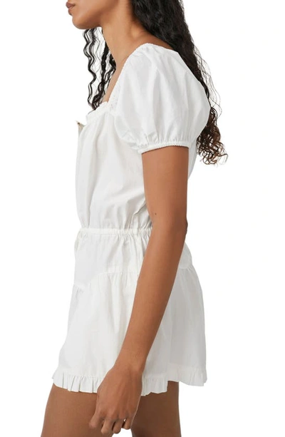 Shop Free People Free-est A Sight For Sore Eyes Cotton Romper In Ivory