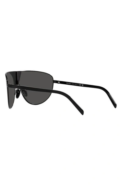 Prada Eyewear Rectangle Frame Sunglasses In Black