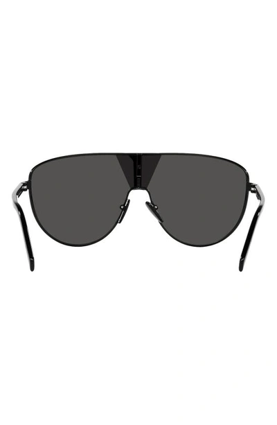 Prada Eyewear Rectangle Frame Sunglasses In Black