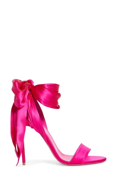 Shop Christian Louboutin Sandale Du Désert Ankle Wrap Sandal In Pink