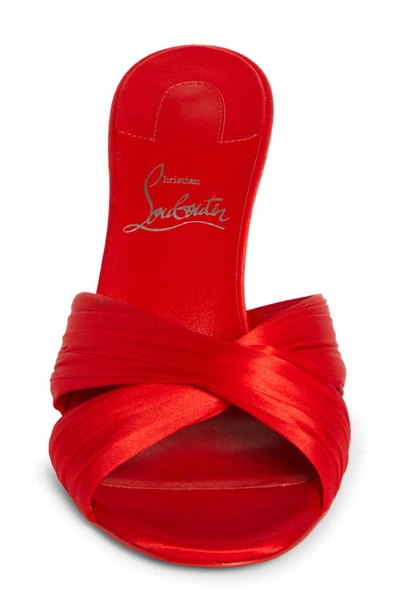 Shop Christian Louboutin Nicol Is Back Slide Sandal In Red