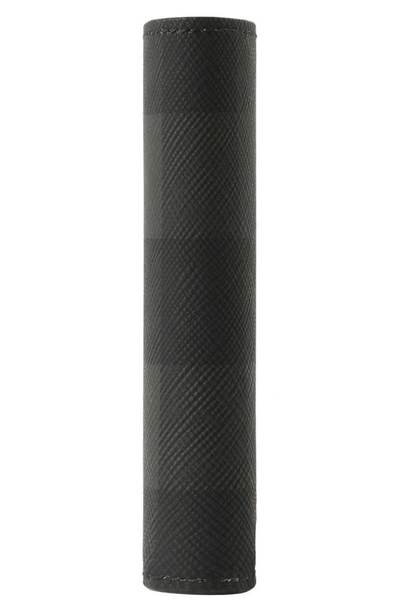 Burberry Check Coated Canvas Bifold Wallet In Charcoal