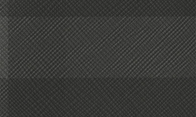 Burberry Check Coated Canvas Bifold Wallet In Charcoal