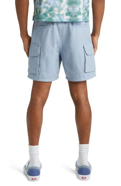 Shop Krost Safari Cotton Shorts In Cashmere Blue