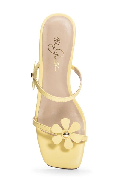 Shop 42 Gold Solita Slide Sandal In Yellow