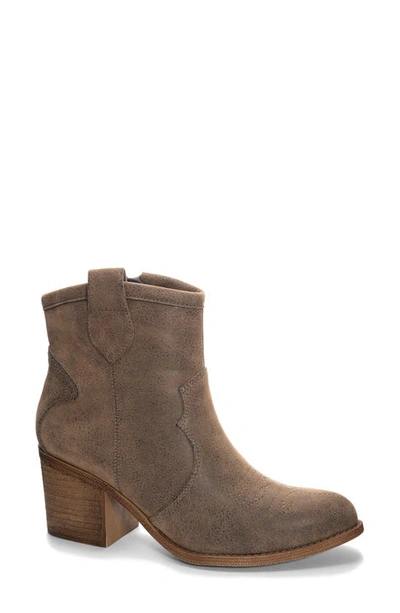 Shop Dirty Laundry Unite Western Bootie In Taupe