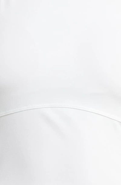 Zella Sunny Side Support Crop Tank In White