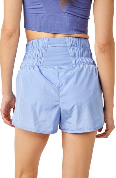 Shop Fp Movement The Way Home Shorts In Vintage Blue